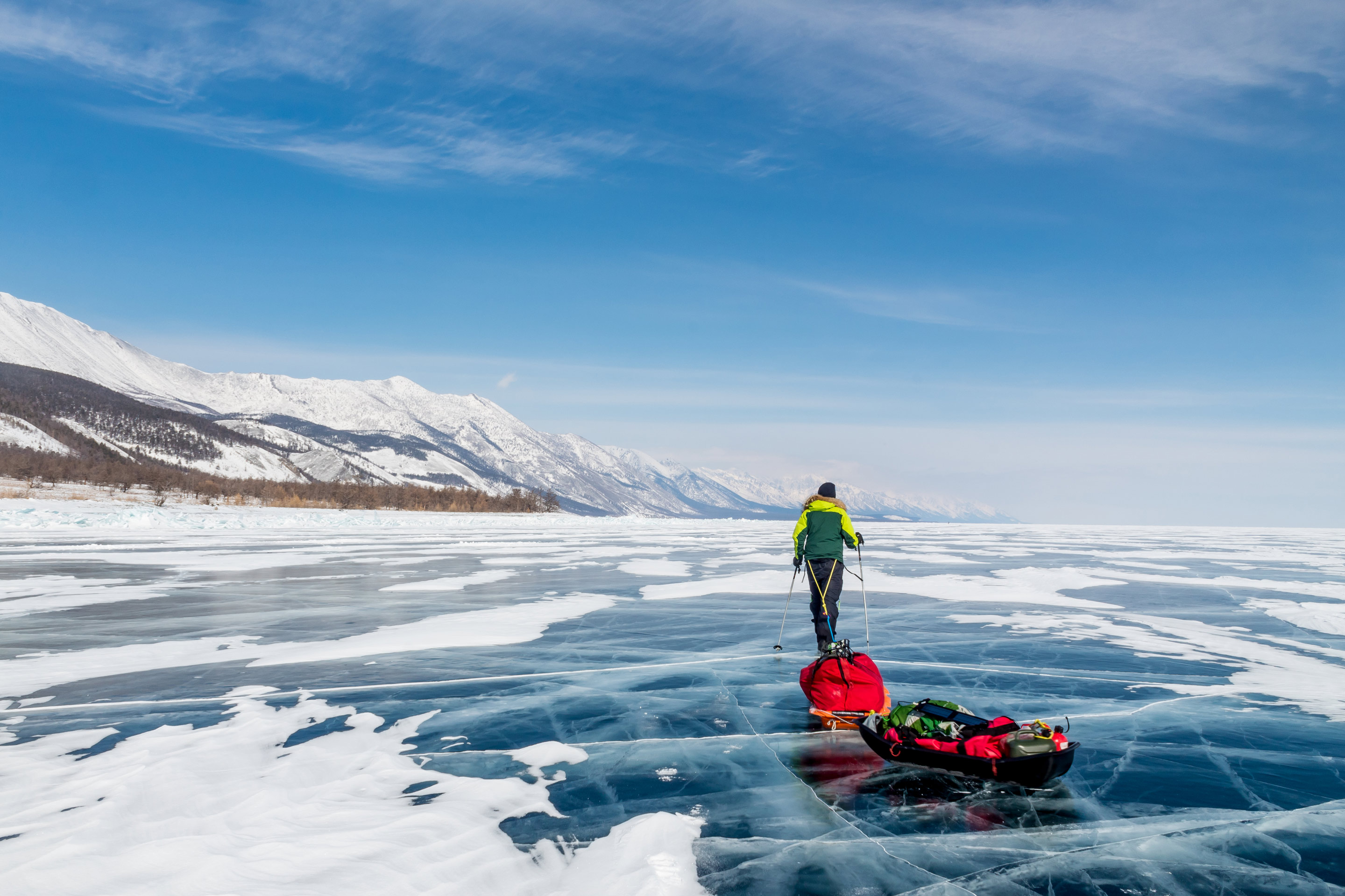 Crossing Lake Baikal | Land Rover Explore