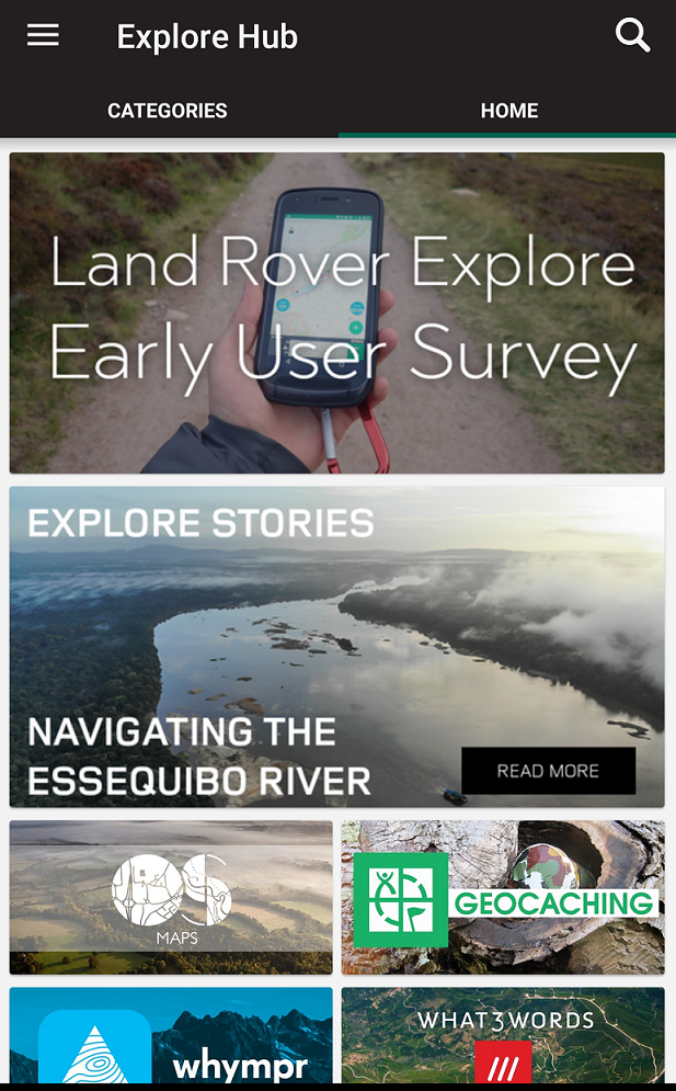 Explore hub | Land Rover Explore